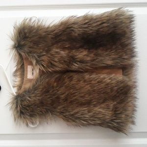 Cherokee faux fur vest